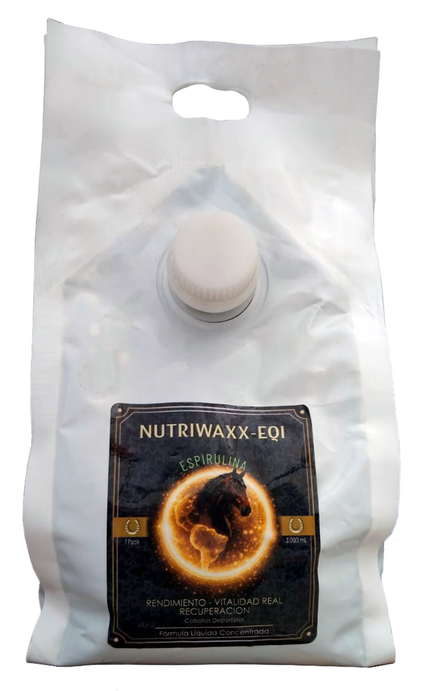 Pack NUTRIWAXX-EQI Premium 3.000 ml, fórmula líquida concentrada de espirulina